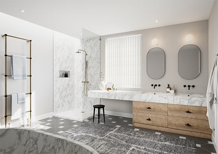 Marino (Blackout), Snowdrift - Vertical Blind - Image 6